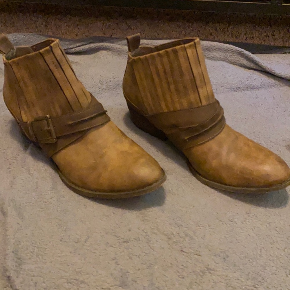Buckled booties